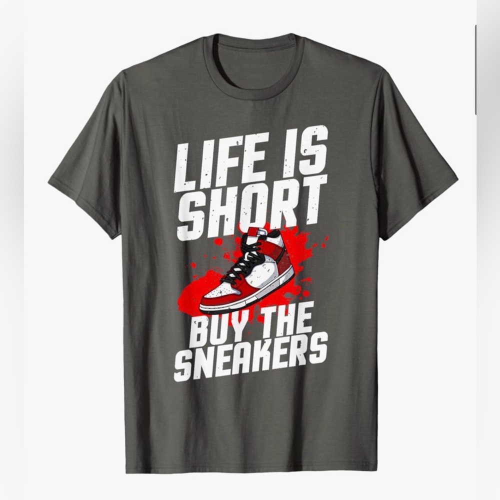 $ FIRM - LIKE NEW Buy Sneakers Unisex Design Sneaker Lover T-Shirt - Sz XL